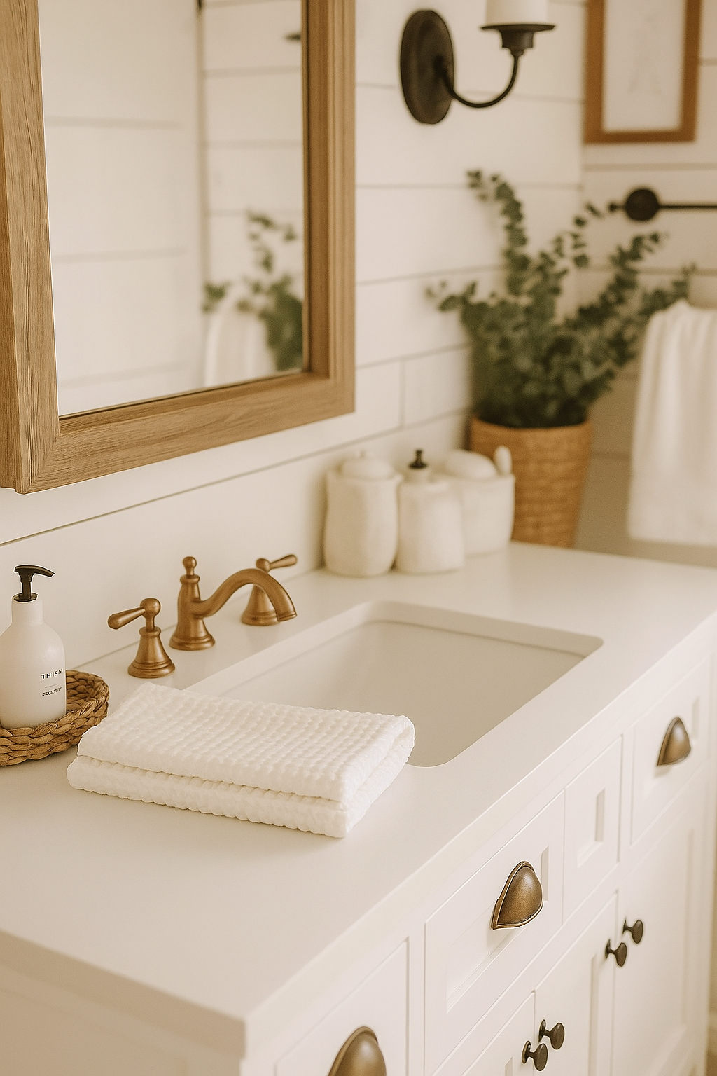 Mama and Tochter - Wholesale Hand Towel - 100% Organic Cotton Rustic Waffle Tea/Hand Towel - White3