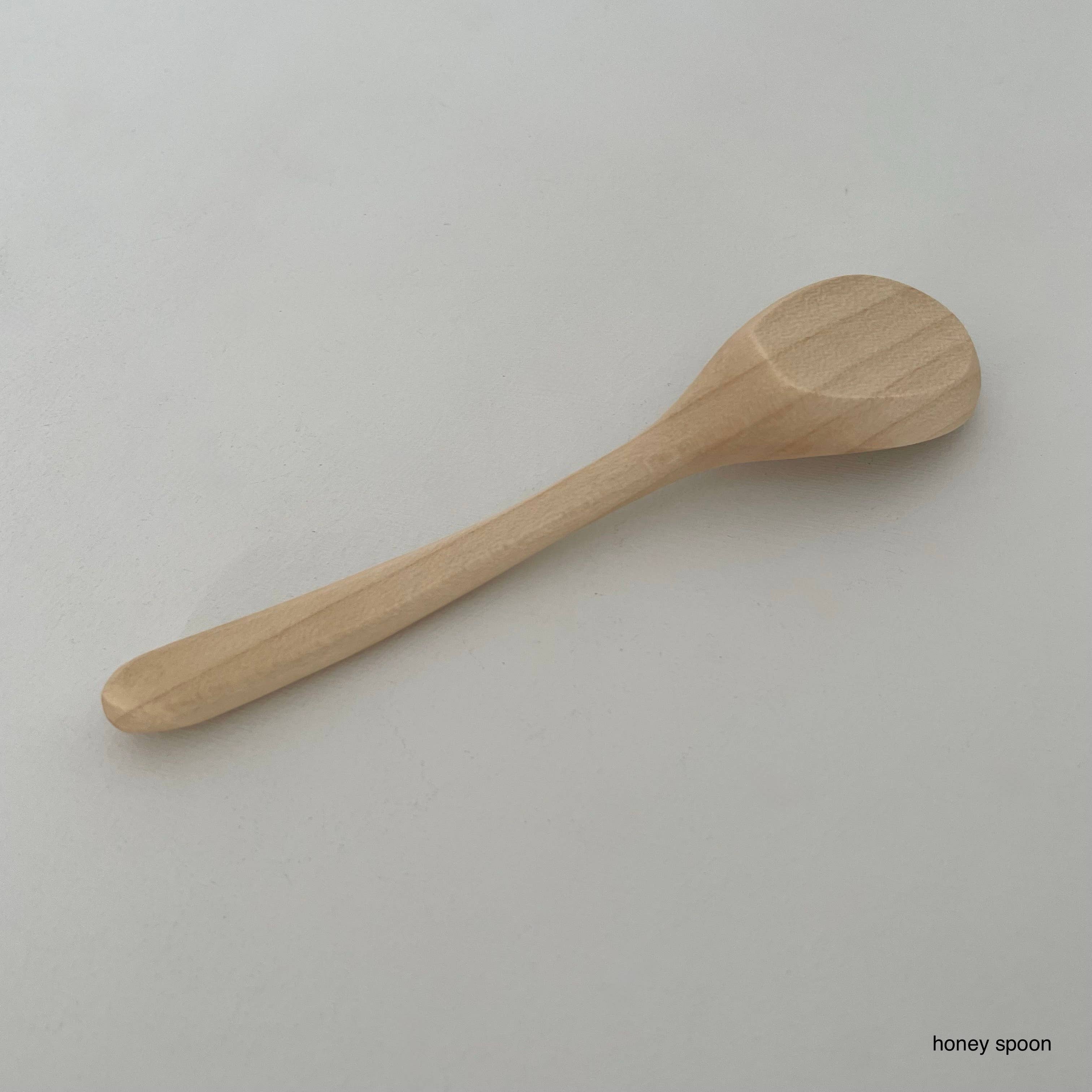 fort & field - Wholesale Serving Utensil - Handcrafted maple wood honey jam coffee scoop spoon spreader10