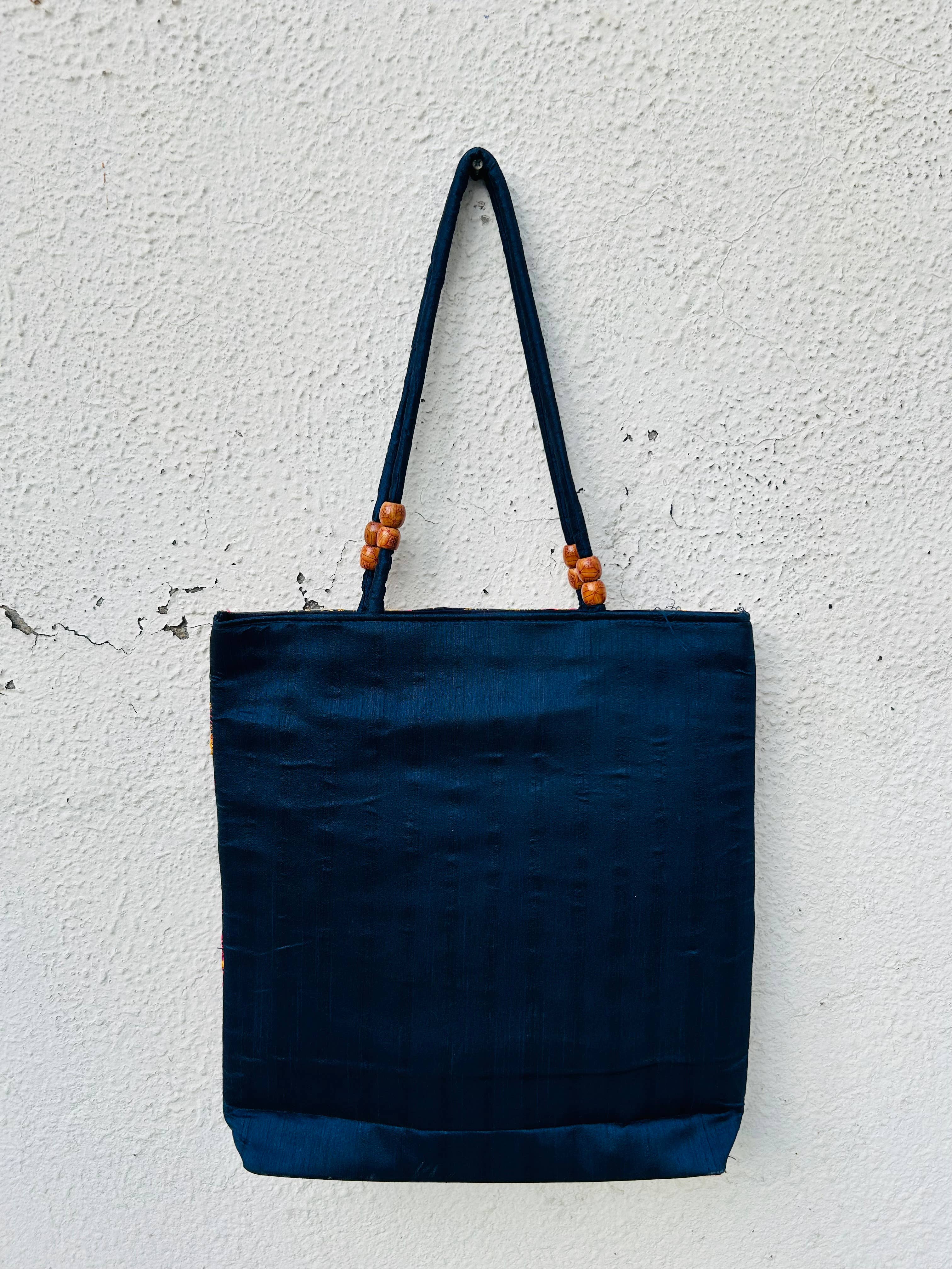 Meghcraft – Engroshandel Tote bag - Dame – Indisk broderet patchworktaske kvindetaske boho-tasker9