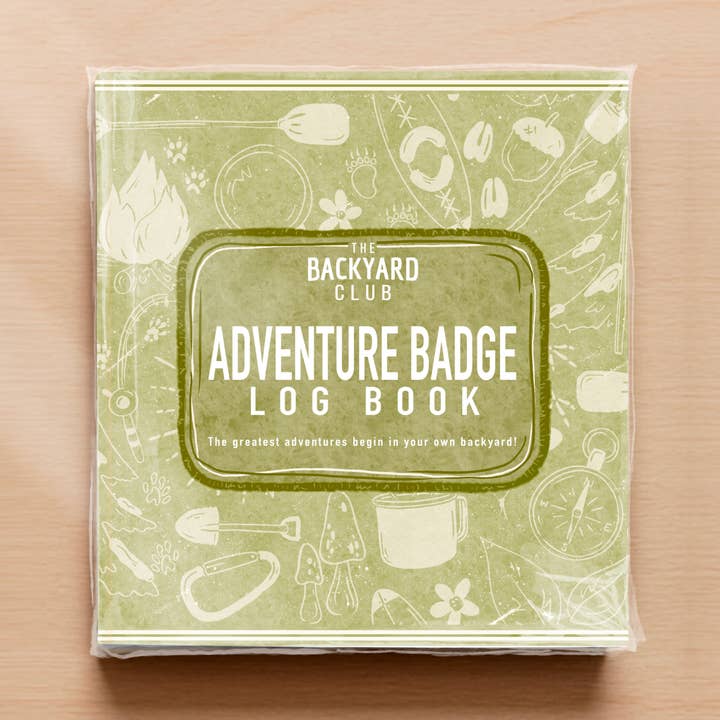 Forest Moss Green - Adventure Badge Log Book for wholesale by The BackYard Club