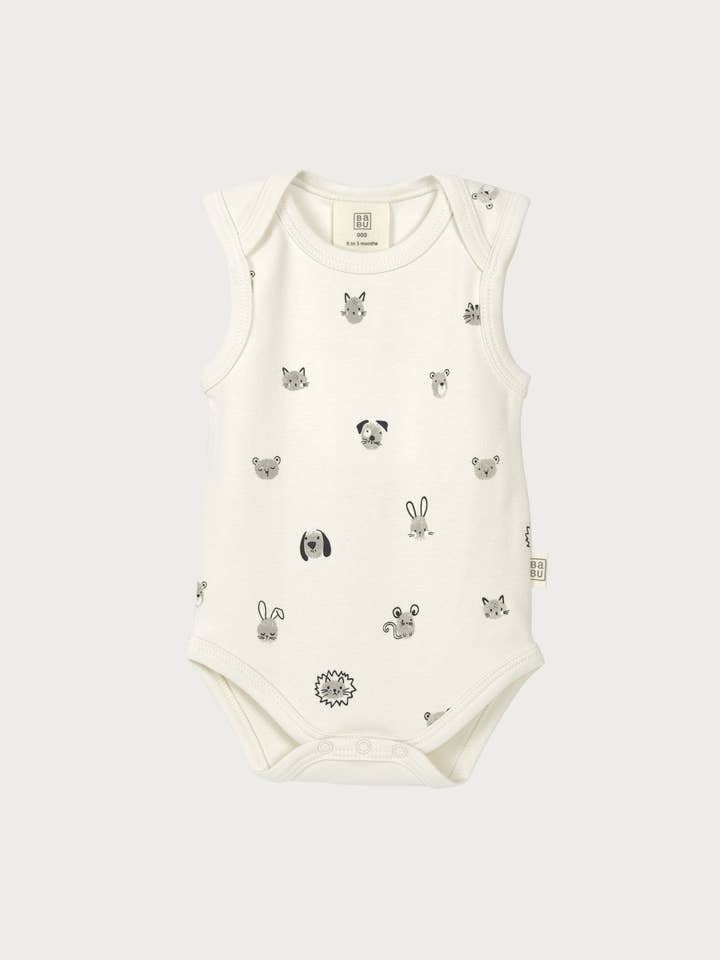 Babu - Vendita all'ingrosso Tutina (senza piedini) - Neonati - Body singolo - Amici delle impronte digitali