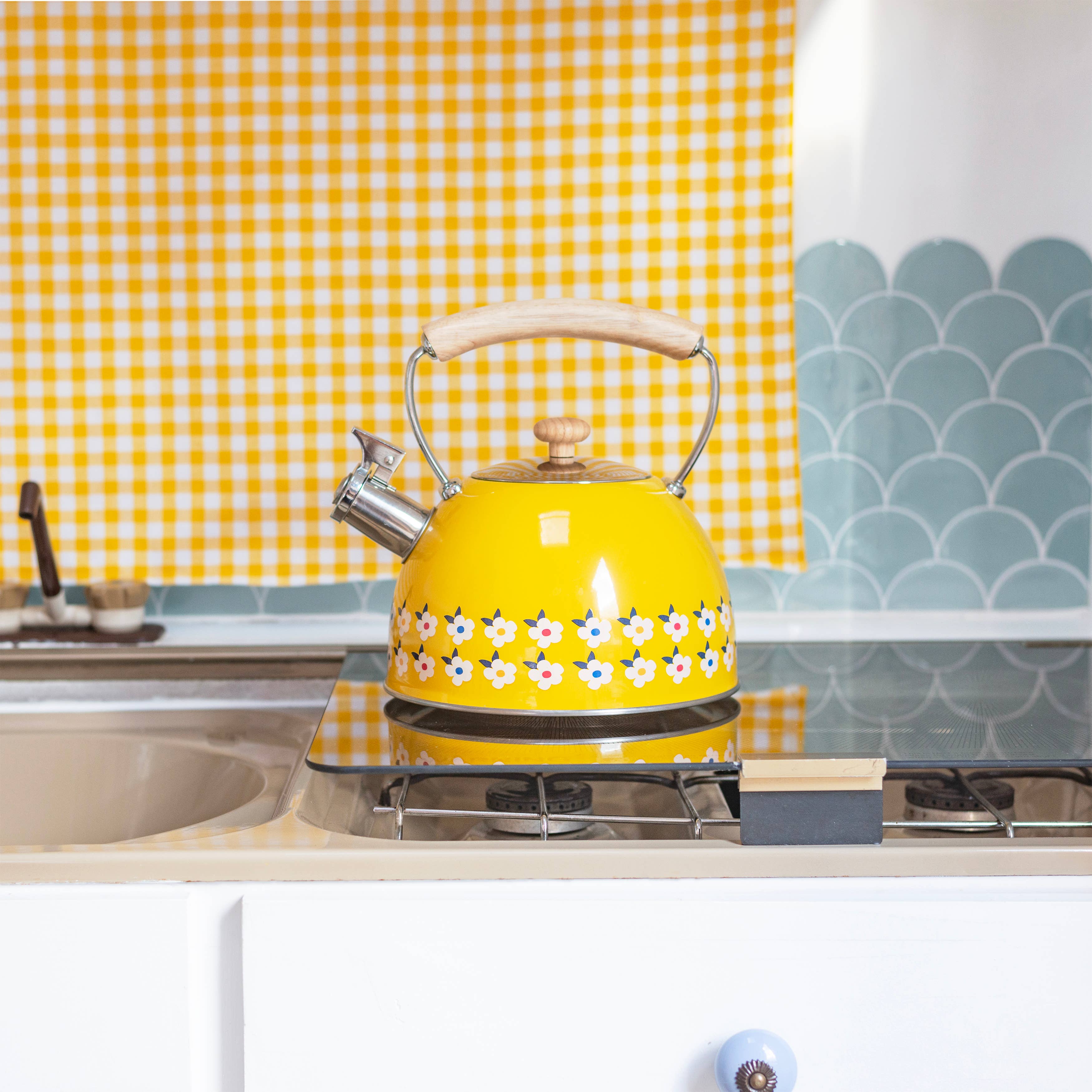 Enamelhappy – Großhandel Wasserkessel – Rosa Pinkfarbene Pfeifkessel Edelstahl Tee Niedlich6