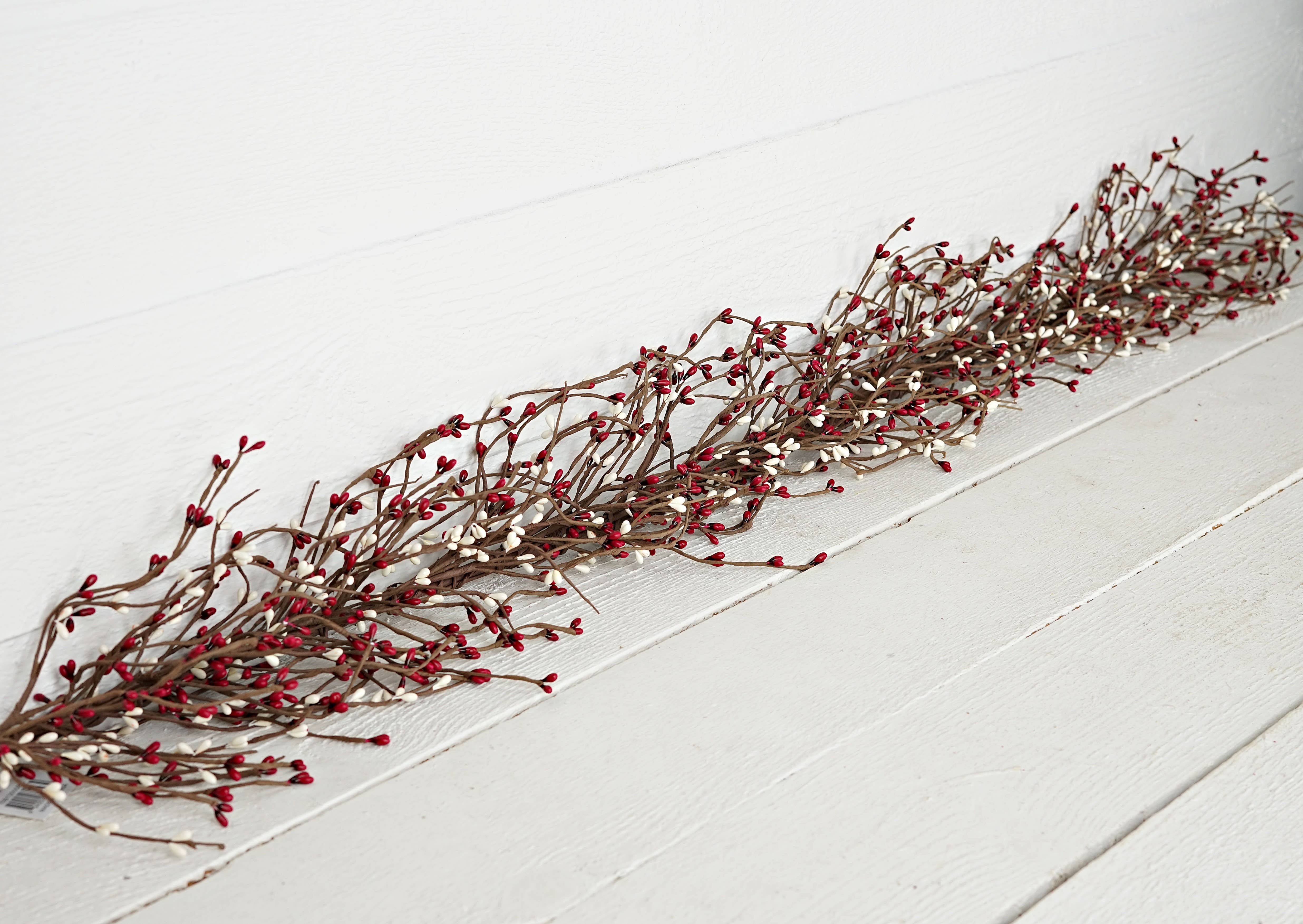 Holiday Depot Inc. - Wholesale Bunting/Garland - ISB13000BC- 4.5ft Pips Garland-Burgundy Cream3