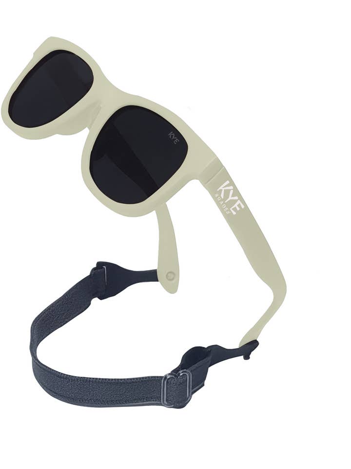 Infant Polarized Sunglasses | Ages 0-12 months | Beige for wholesale by Kye Shades