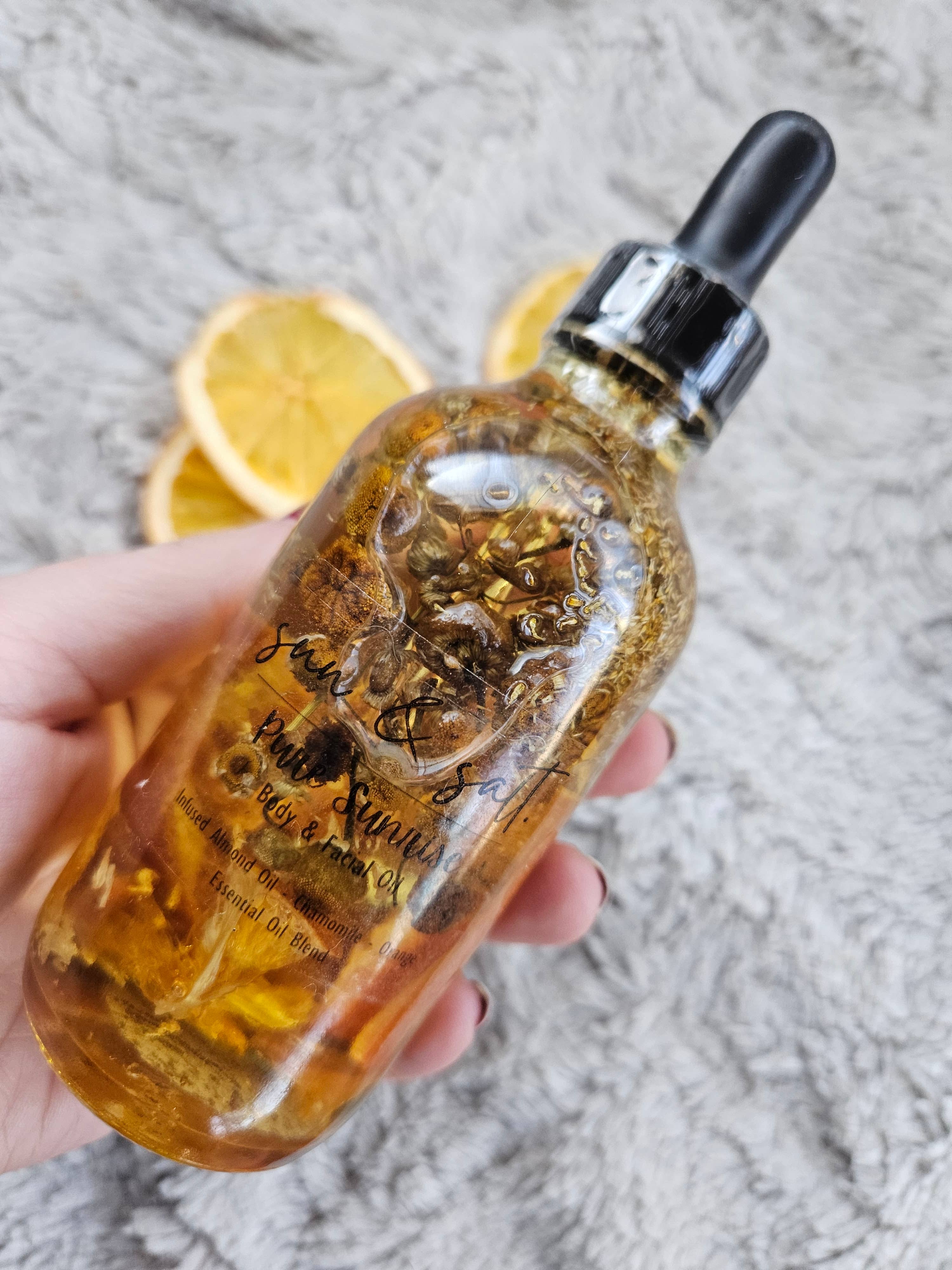 Lux&Lou - Wholesale Bath/Body Oil - Floral Infused Body & Face Oil - Pure Sunrise1