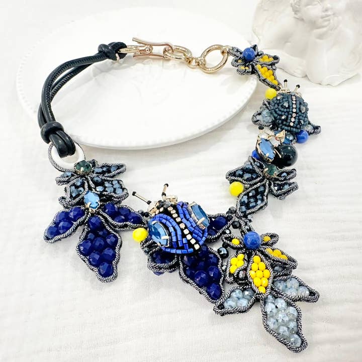 KALISTA - Venta al por mayor Collares con colgantes/abalorios - Collar Amandine0