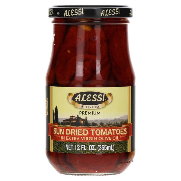 KeHE Distributors, LLC - Vente Légumes marinés - Tomates séchées au soleil Alessi dans l'huile, 12 oz0