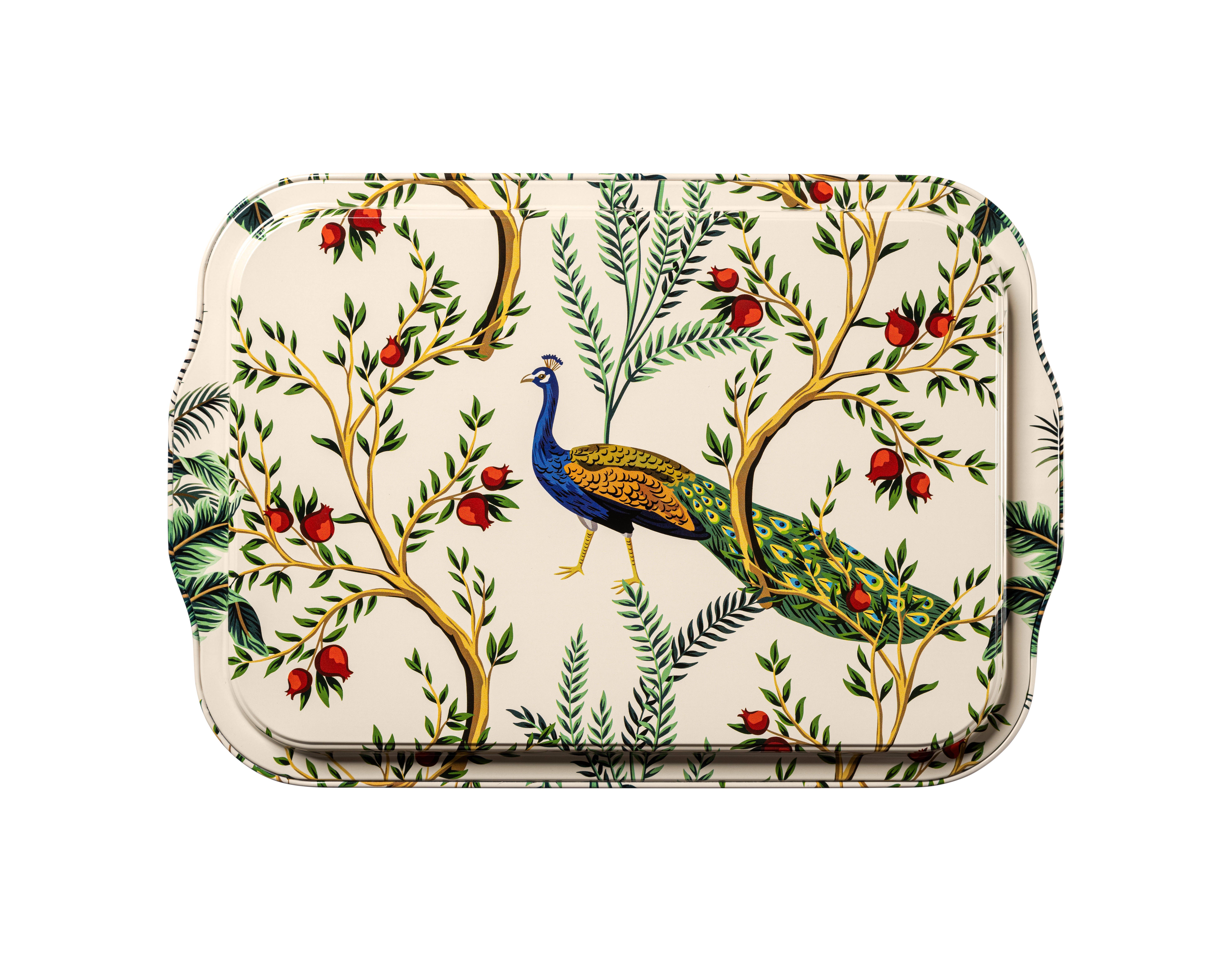 Esthetic Living - Wholesale Serving Tray - Metal Tray - Peacock - Large1
