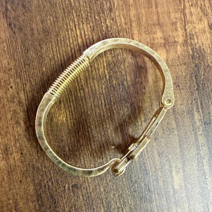 Paco Designs - Wholesale Cuff Bracelet - Beautiful Mixed Metal Cross Cuff Bracelet Gold OR Silver3