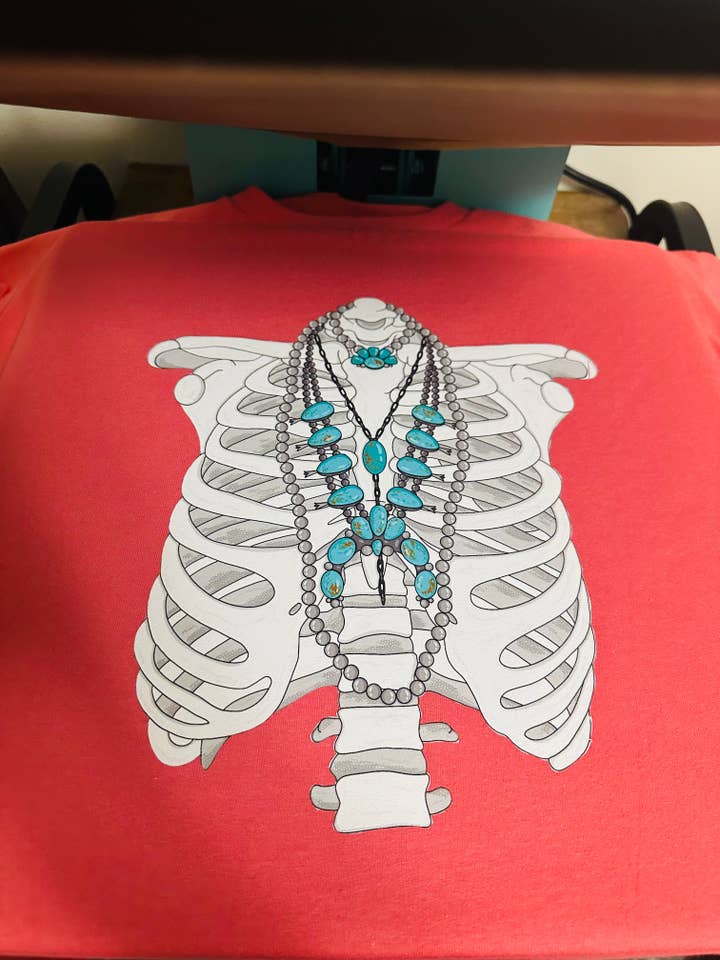 Cowgirl Bones HTV-overførsel for engroshandel hos Spurs & Spades