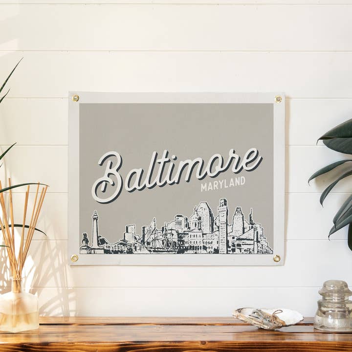 Benoit's Design Co. - Wholesale Sign - Baltimore, Maryland Felt Banner