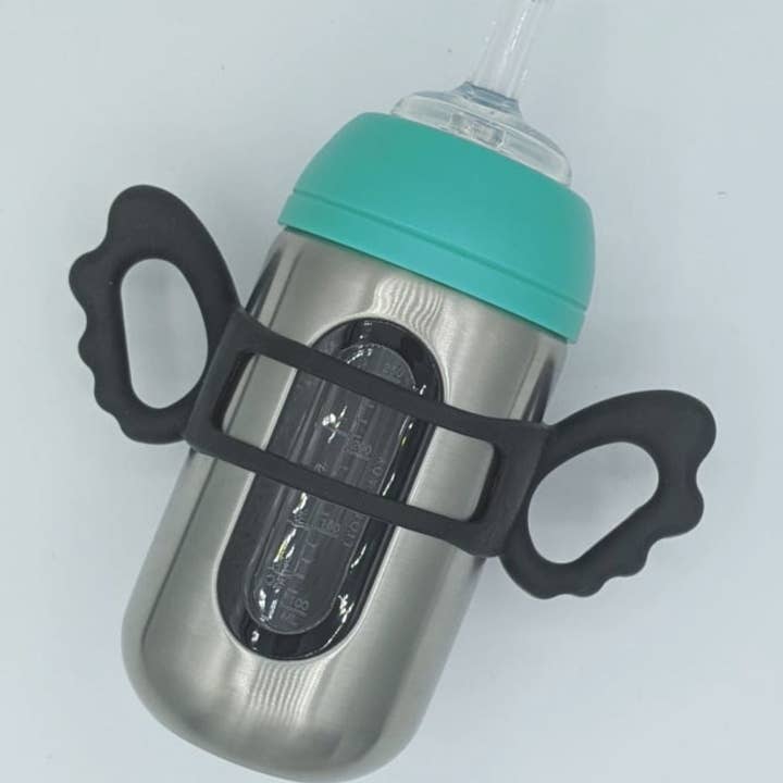 Lion & Lady - Wholesale Drink huggers & koozies - Food grade Silicone Handles0