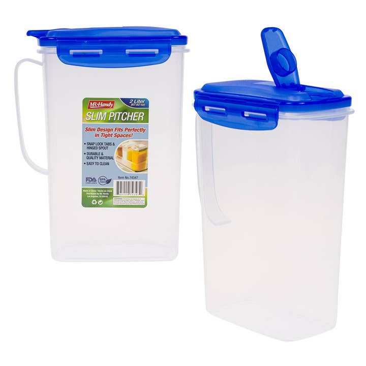 Deluxe Import Trading - Wholesale Drink Dispenser - WATER JUG 1pc2L PLASTIC