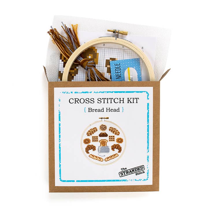 The Stranded Stitch – Material para bordar/ponto de cruz por atacado – Kit de ponto cruz de cabeça de pão2