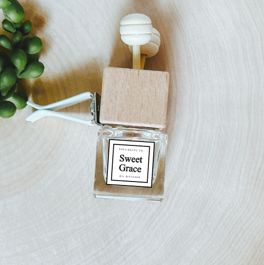 Prairie Chicken Sticker Shop & Gifts - Vente Désodorisant pour voiture – unisexe - Diffuseur de parfum pour voiture Sweet Grace1