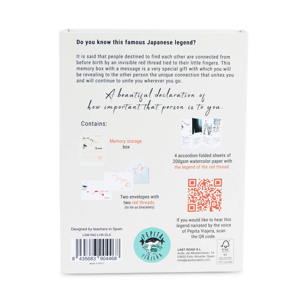 Pepita Viajera – wholesale Presentbox – Röda trådens legend specialutgåva på engelska5