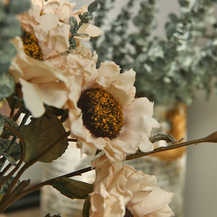 ACNITE(We cover U.S. import duties) - Wholesale Artificial flowers - Artificial yellow Sunflower for DIY home decor wedding party3