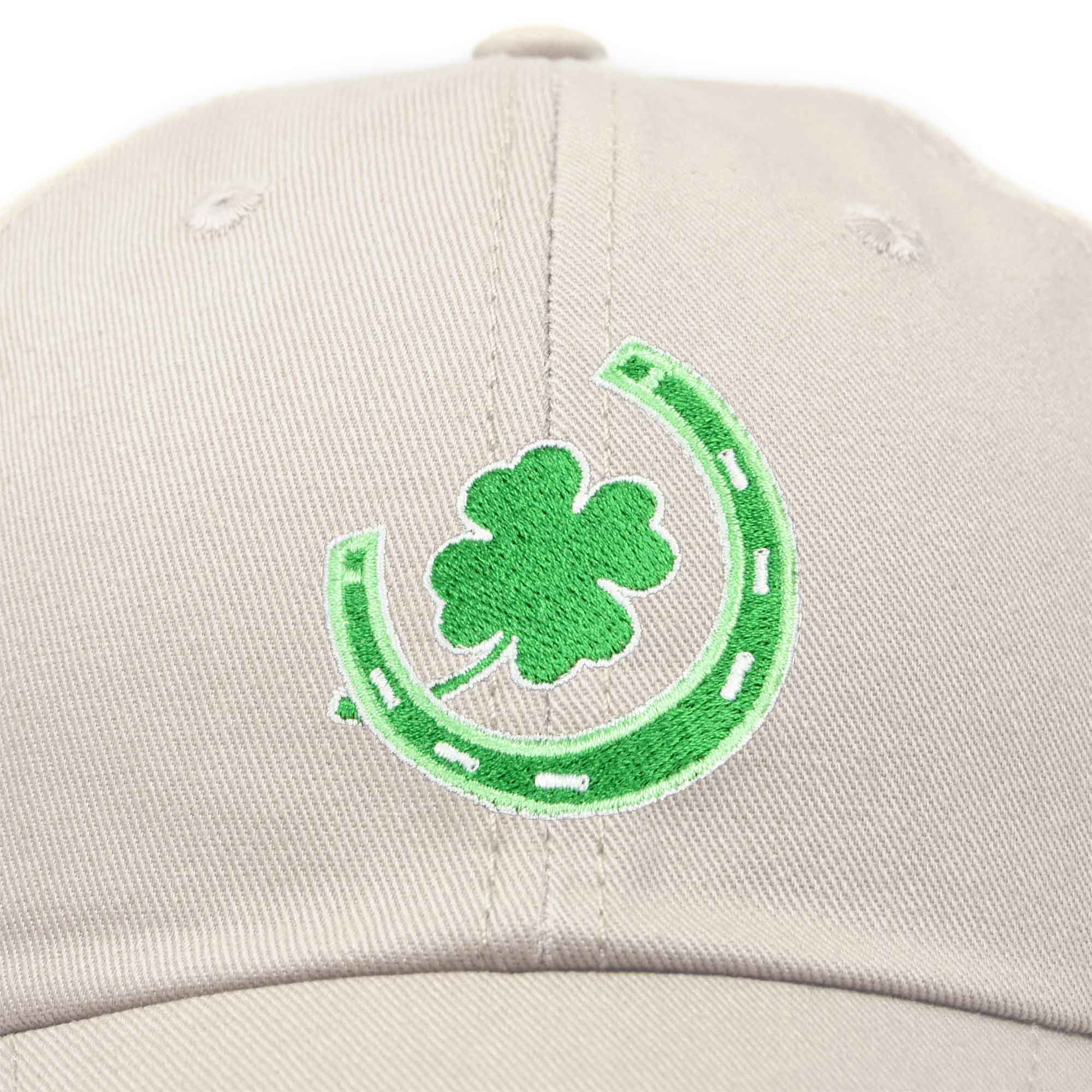 Dalix – Boné de beisebol - Mulher por atacado – Chapéu de ferradura DALIX St. Patricks Lucky Horseshoe masculino bordado9