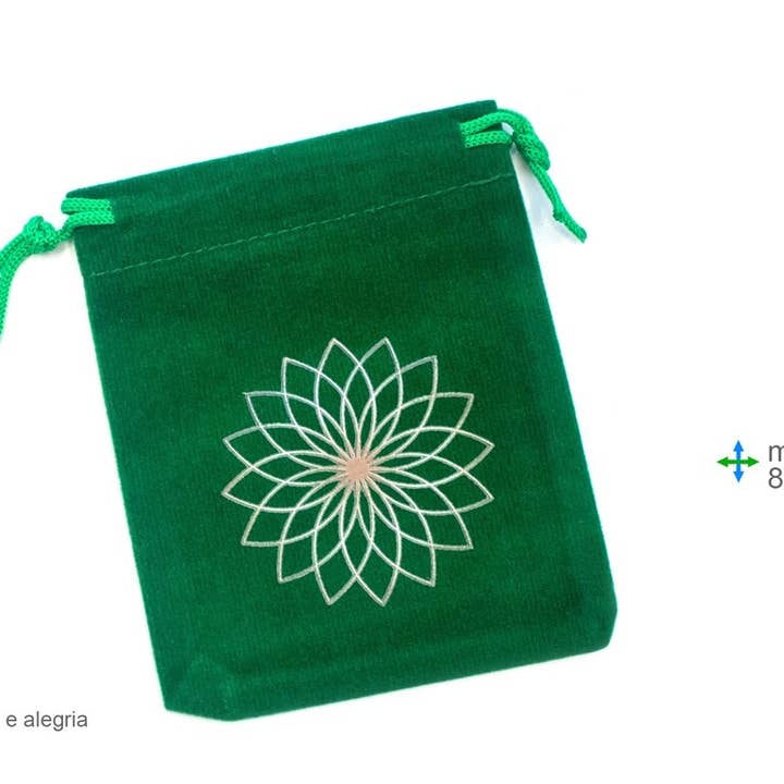 Esoterica Arte - Wholesale Gift Bag - Mandala Bag for Stones 8x10cm (12 pcs)