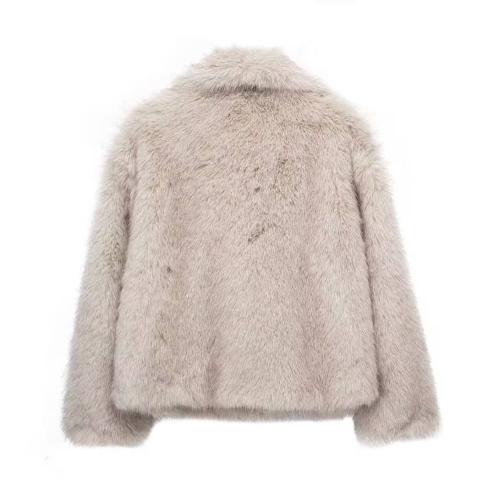 Marayn - Wholesale Fur/Faux Fur Coat - Women's - Luxury Faux Fur Coat European Chic Elegant Queen Style10