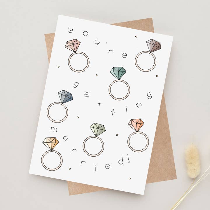 Simply Happy Paper - Wholesale Engagement Card - You're Getting Married Engagement Card4