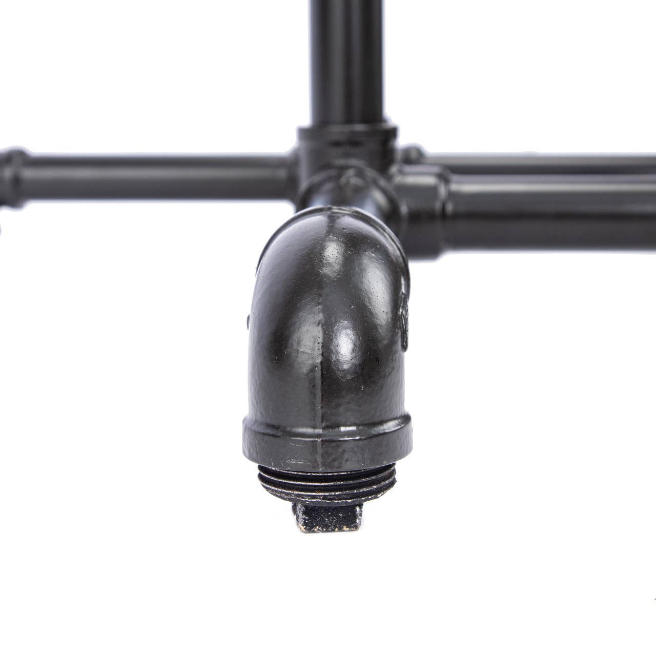 Store Supply Warehouse - Wholesale Retailer Display - Accessories - Boutique Pipe 4-Way Clothing Rack With Straight Arms9