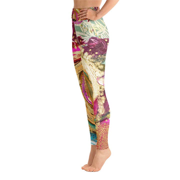 βAbundanceβ Yoga Pants for wholesale by katharinalucia ART