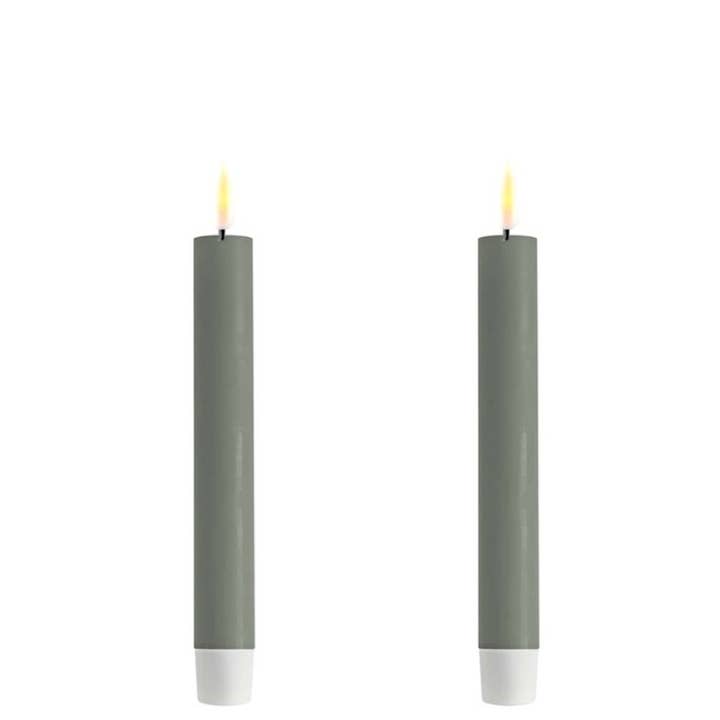 Koppers Home - Wholesale Tapered Candle/Candlestick - SALVIE GREEN TAPERS 6 INCH
