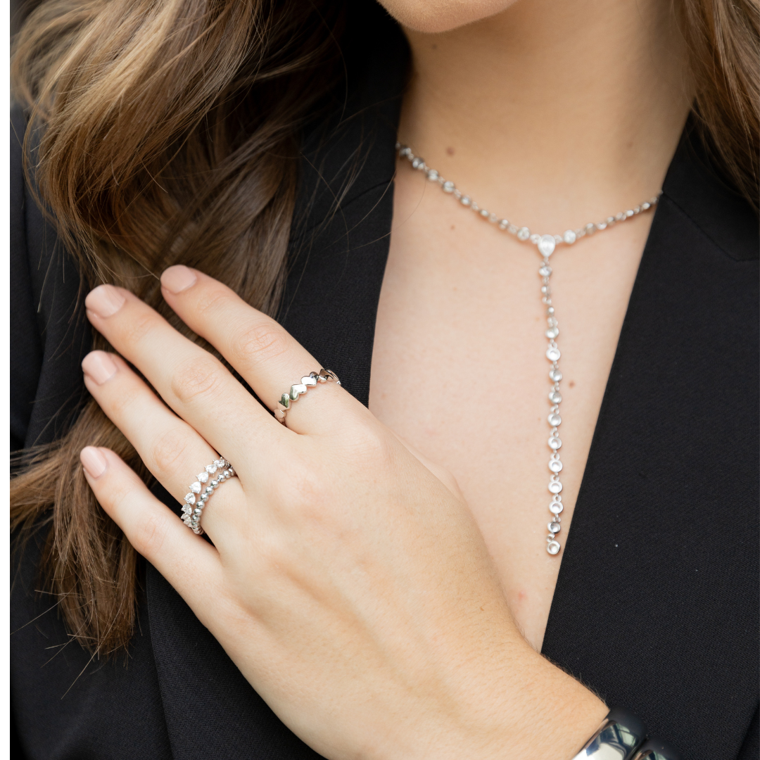 Sahira Jewelry Design - Wholesale Multi-Stone Ring - Carmen Heart Ring2