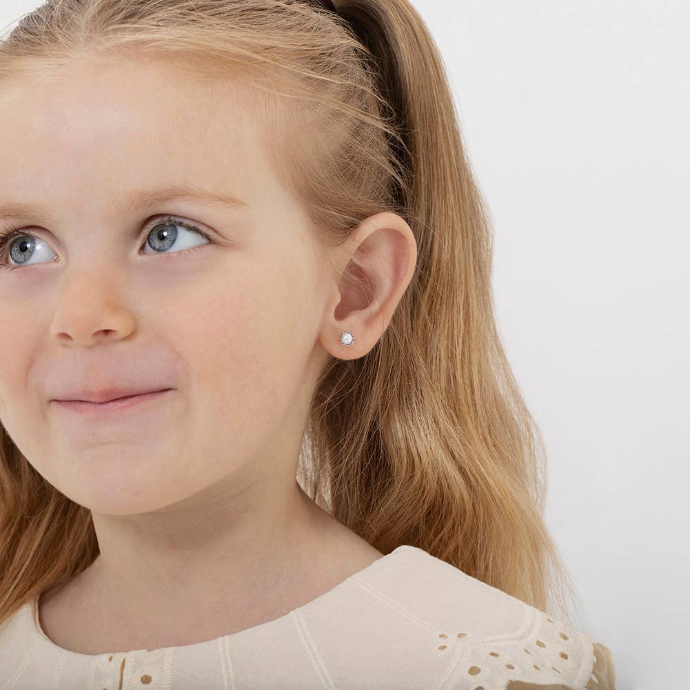 In Season Jewelry - Vendita all'ingrosso Orecchini - Bambini - Orecchini per bambini a forma di cestino di perle da 5 mm6