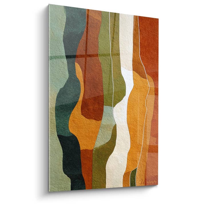 Tabel Bølgende Former - Afrikanske Rytmer - Afrikansk abstrakt Udgave for engroshandel hos Walensky