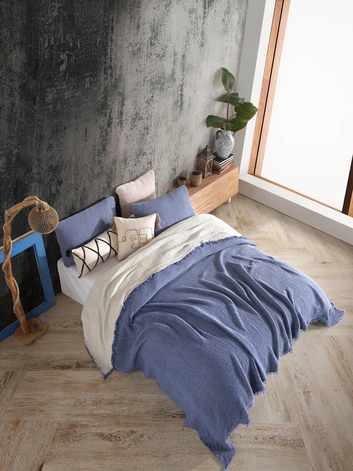 4 Layer Gauze Throw Light weight breathable bedspreads for wholesale by destinyhometex