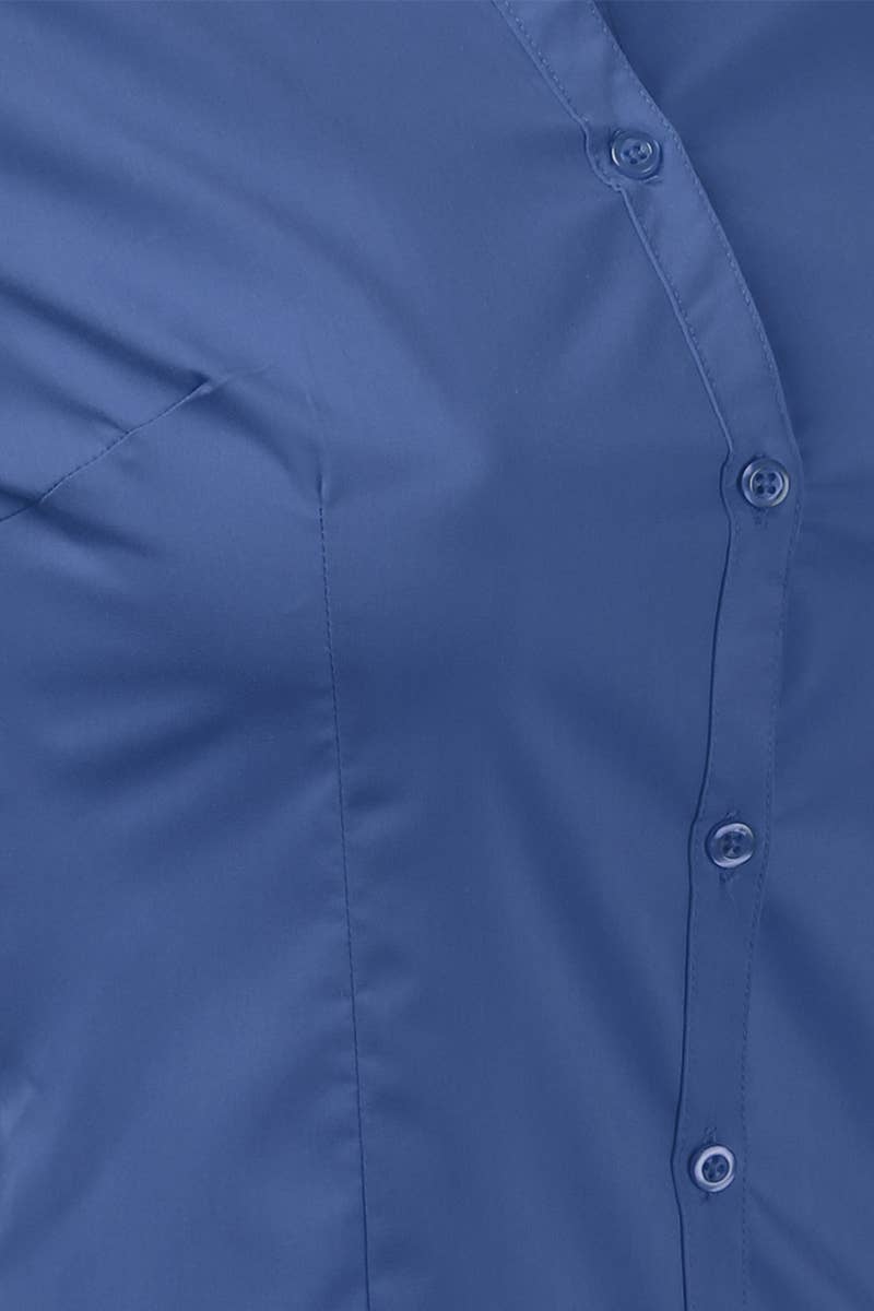 NINEXIS - Vente Chemise à col boutonné – femme - CWTDSL028_Chemises à col boutonné à manches longues74