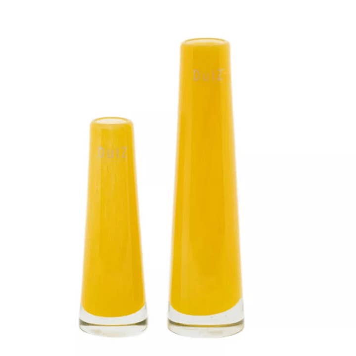 VASE SOLIFLEUR - Ochre Yellow for wholesale by DutZ Collection @ Lowlands Design