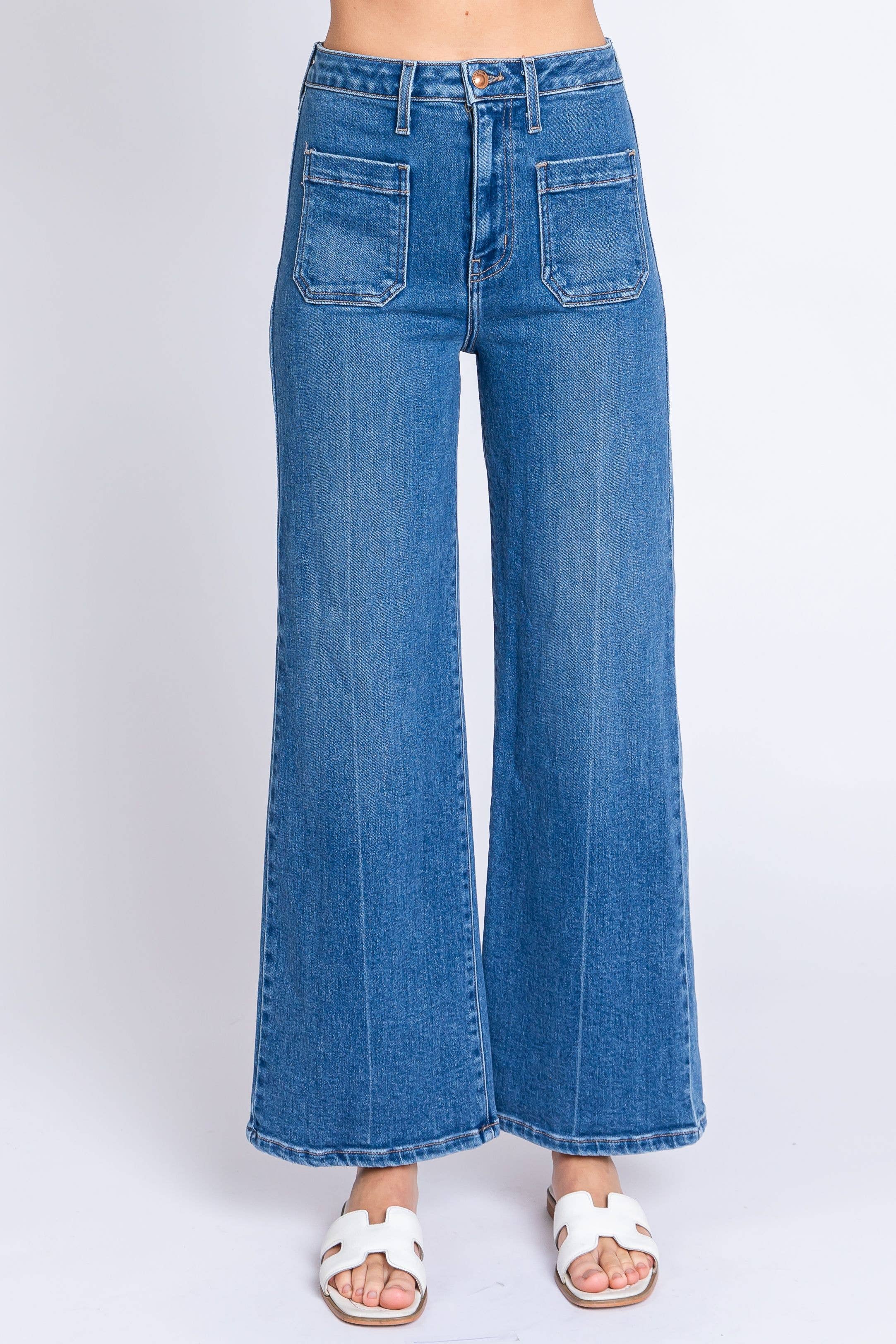 L.T.J Letter to Juliet - Wholesale Jeans - Women's - LP278 MEDIUM SAILOR FRONT PATCH POCKET1