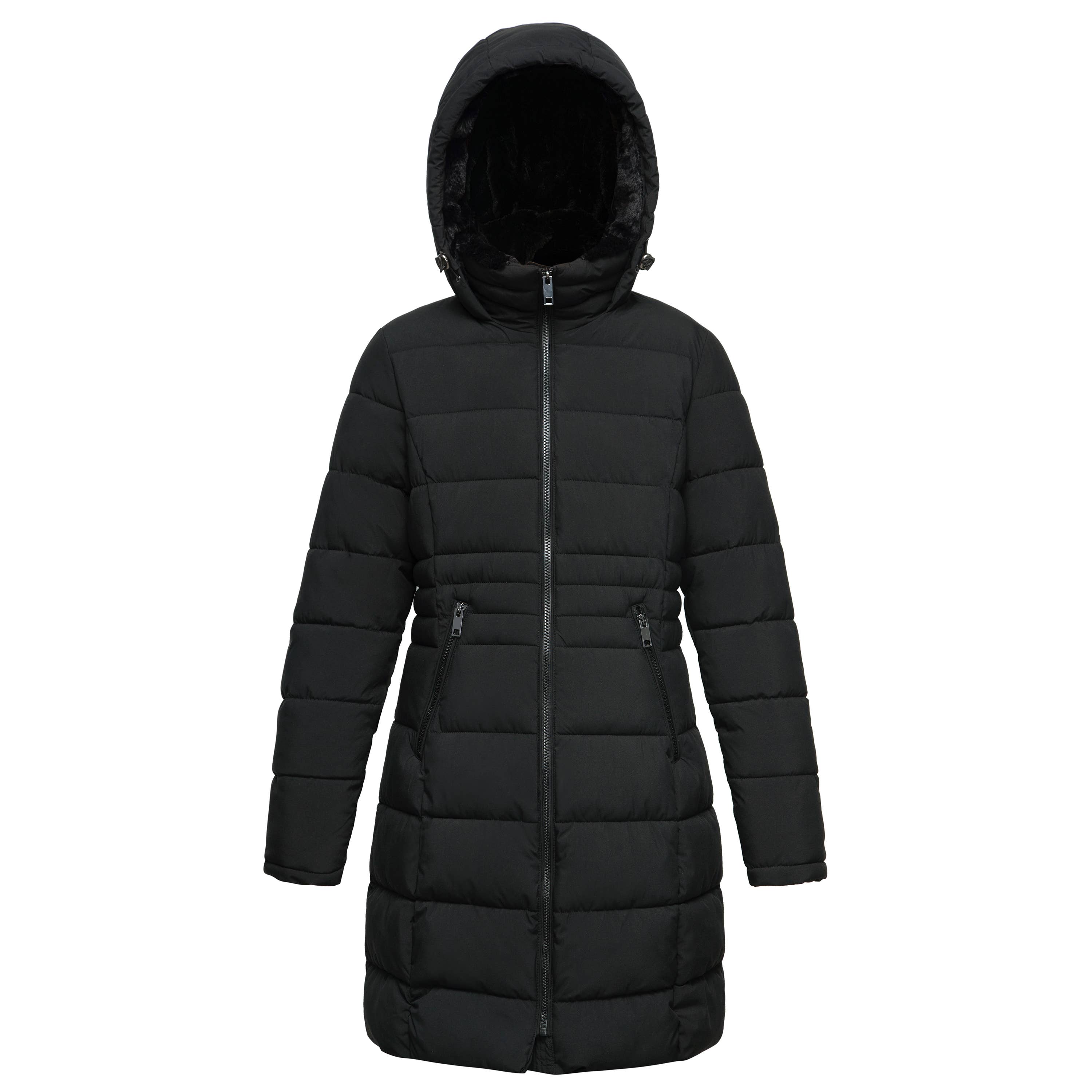 Rokka & Rolla - Wholesale Coat - Women's - Women's Heavy Long Winter Coat Parka Jacket20