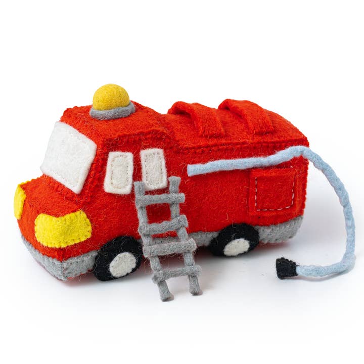 Felt Fire Engine Toy for wholesale by Global Goods Partners