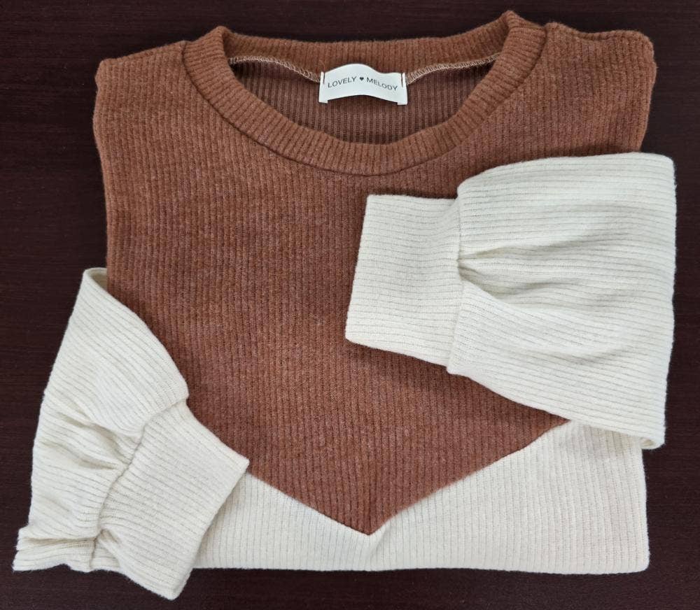 lovely melody – wholesale Stickad topp - Dam – LMT4635-Moment Of Your Life Långärmad topp11