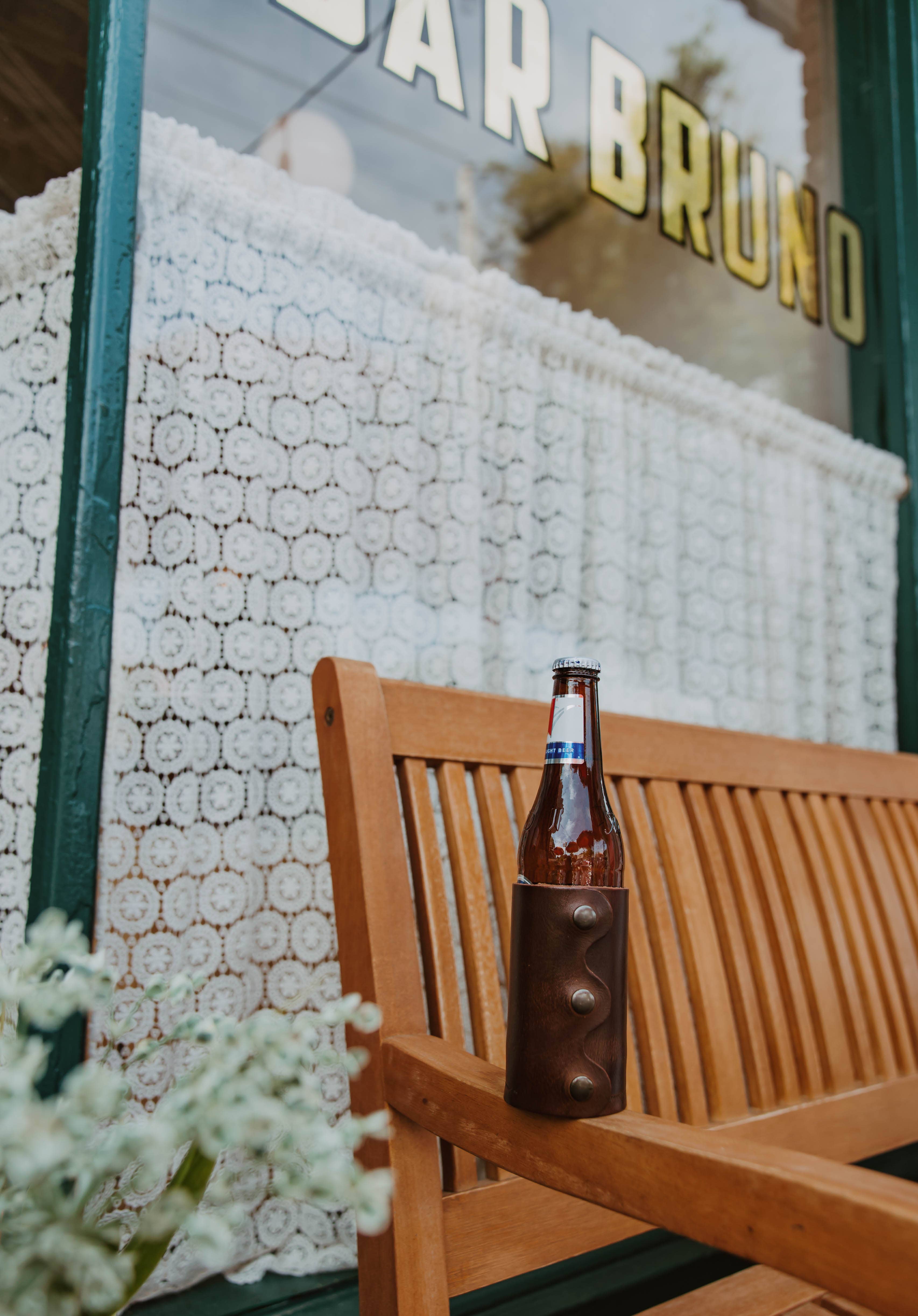 Lindy Leather - Wholesale Drink Huggers & Koozies - Leather Can Cooler - Handmade Beer Coozie5