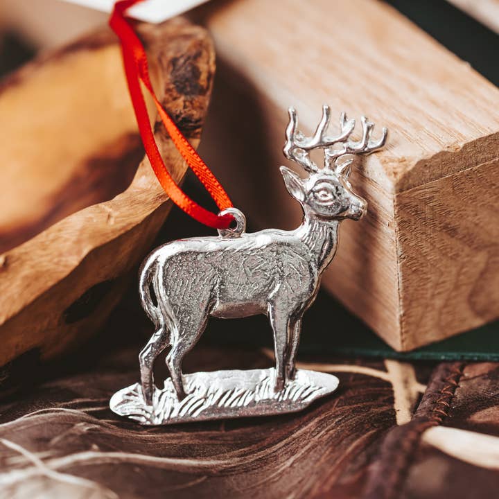 House of Morgan Pewter - Wholesale Ornament Set - Reindeer Ornaments - Deer Ornaments - Several Designs14