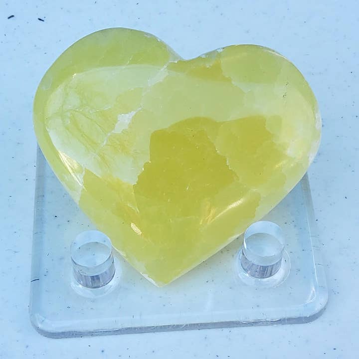 Metaphysical & Healing Crystals - Wholesale Spiritual Stone/Crystal - LEMON CALCITE HEARTS