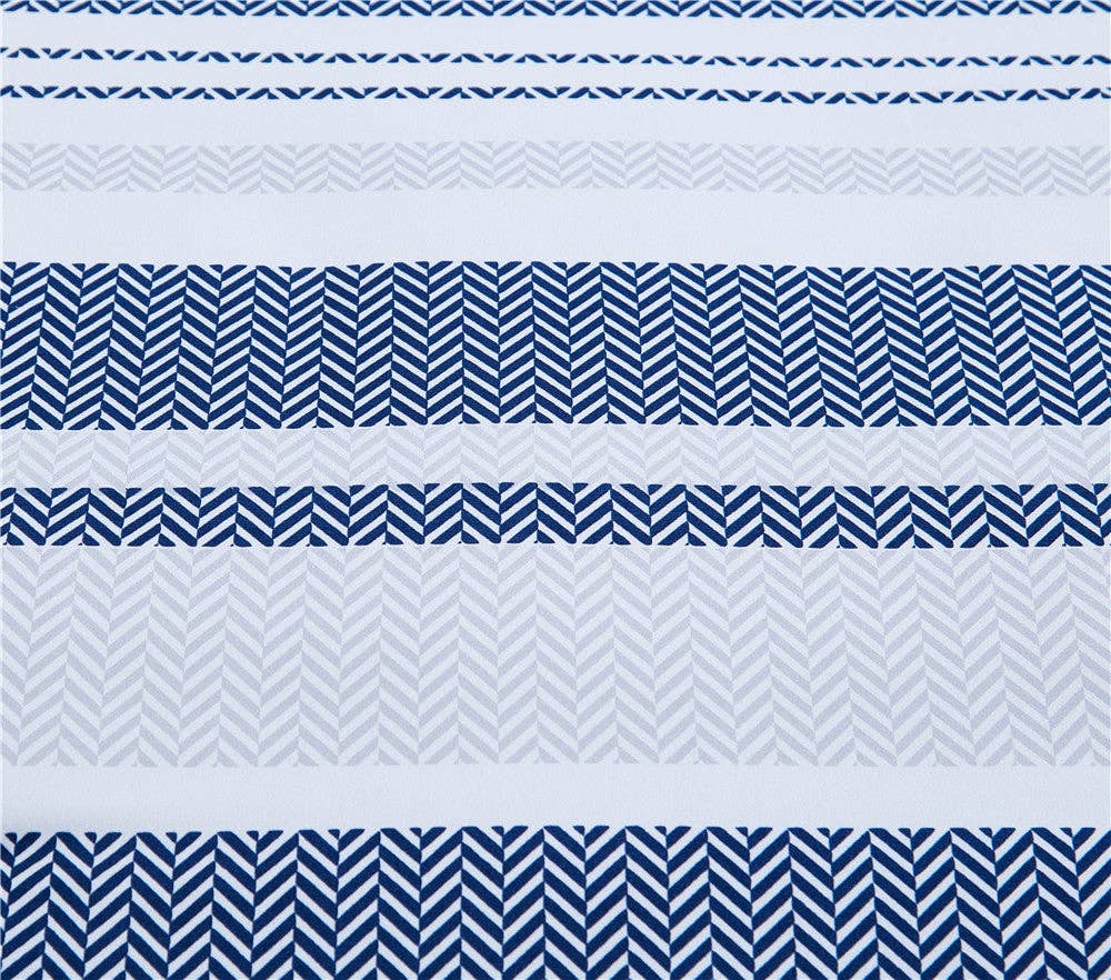 Marine/Grau 7-teiliges Bettdecken-Set aus Zedernholz, Grau und Marineblau für den Großhandel auf Faire3