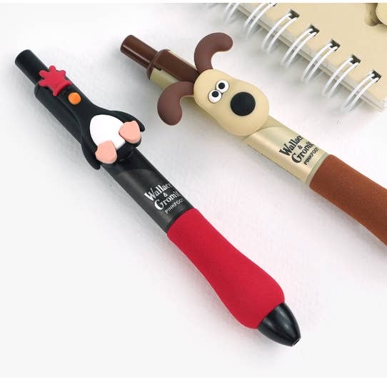K-Wonderland - Wholesale Pen - Wallace & Gromit Character Mini Gel Pens – Gromit & McGraw1