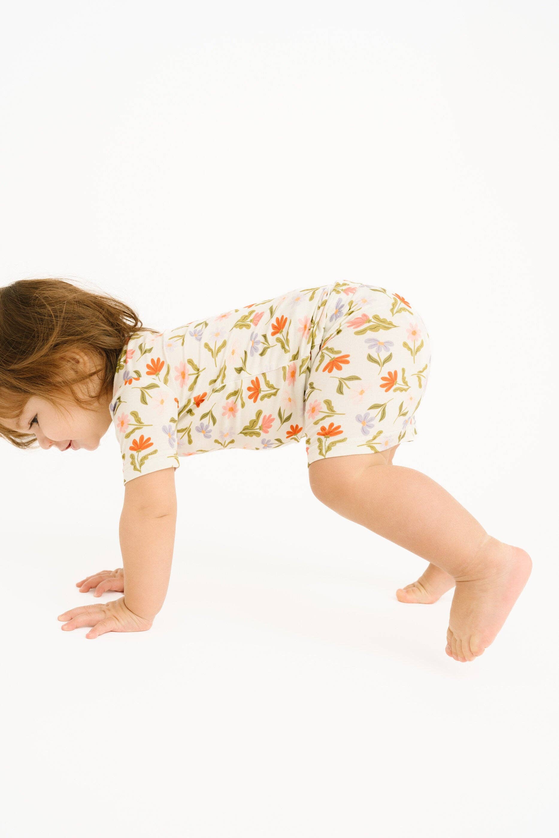 Little One Shop - Wholesale Top & Short Set - Kids - Daisy Daydream Bamboo Shorts Set8