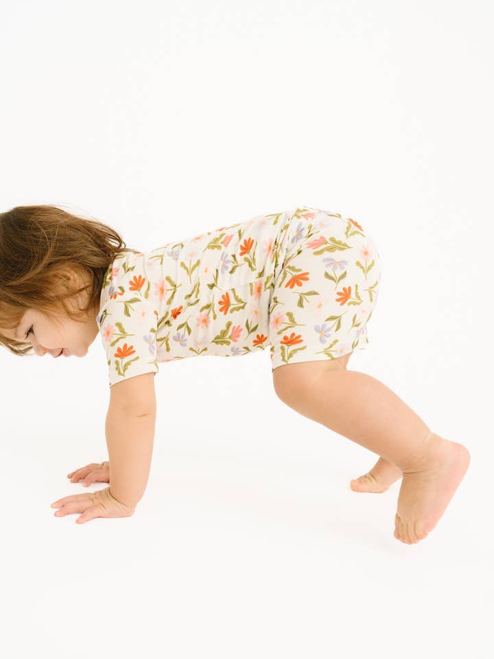 Little One Shop - Wholesale Top & Short Set - Kids - Daisy Daydream Bamboo Shorts Set8