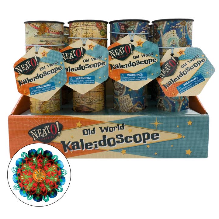 Neato! Old World Kaleidoscope- Retro Classic, vintage toys for wholesale by Toysmith