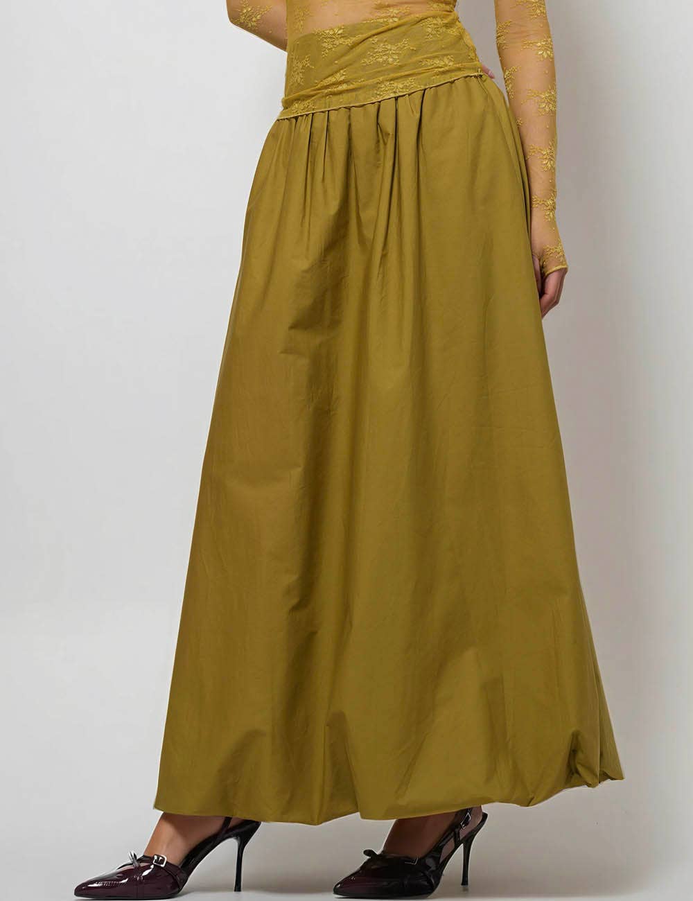 Sweetkama – Großhandel Rock – Damen – Einfarbiger Damenrock mit weitem Bund SKS51016