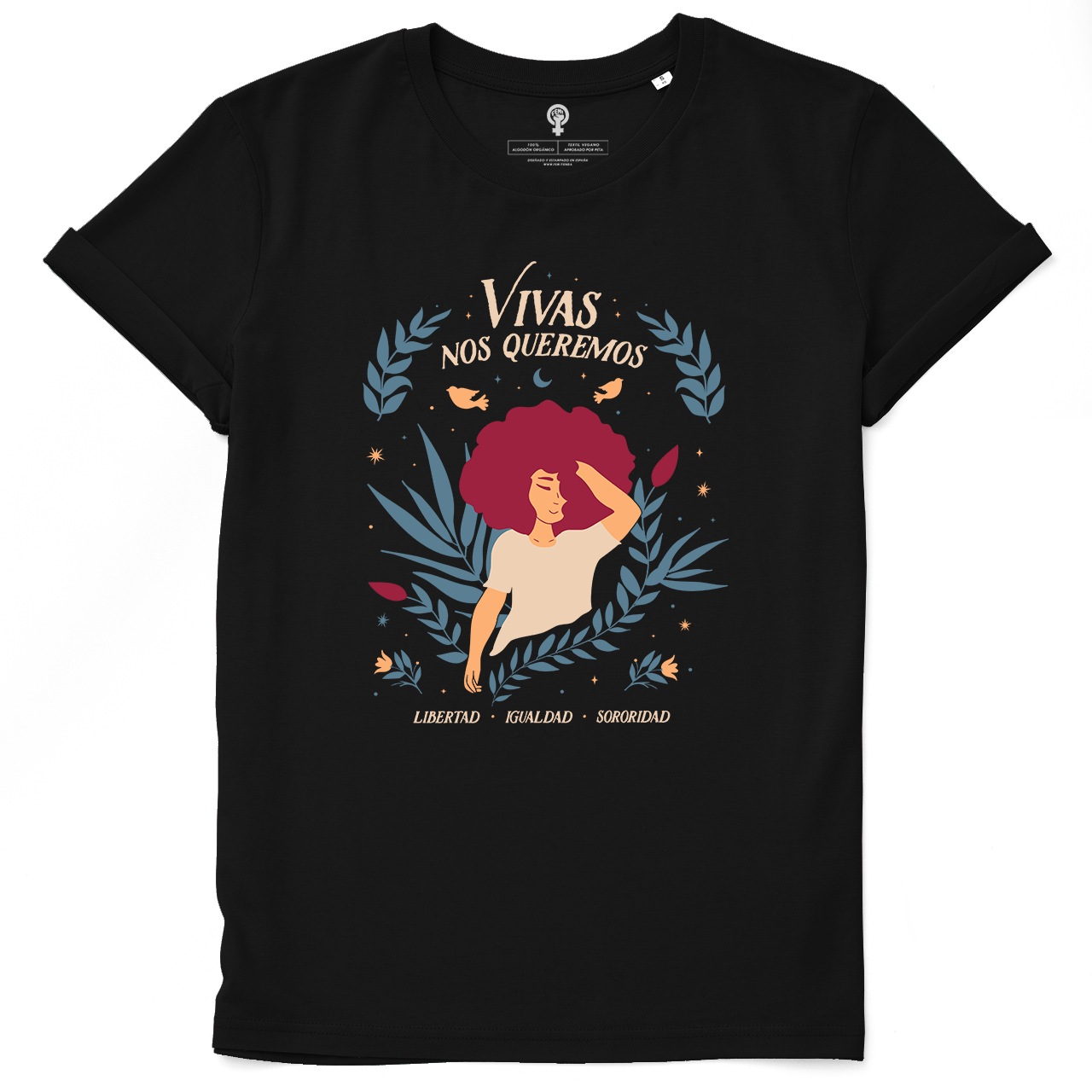 FEM – wholesale Screen printed t-shirt – Women′s – Vivas we love each other 💪💜4