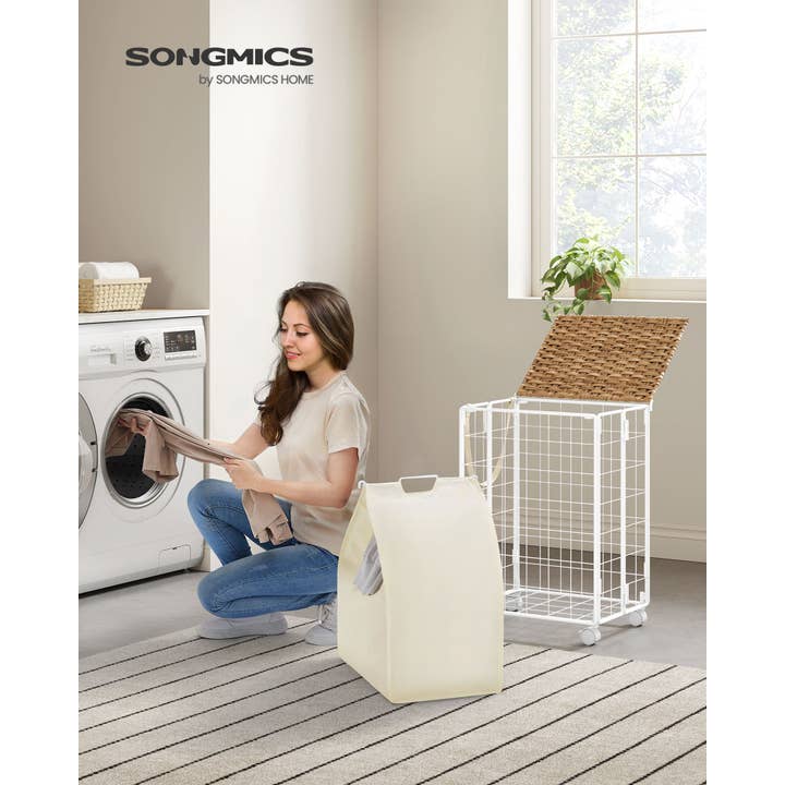 Cesto per biancheria da 23,8 galloni con ruote per la vendita all'ingrosso da parte di Greenwestons