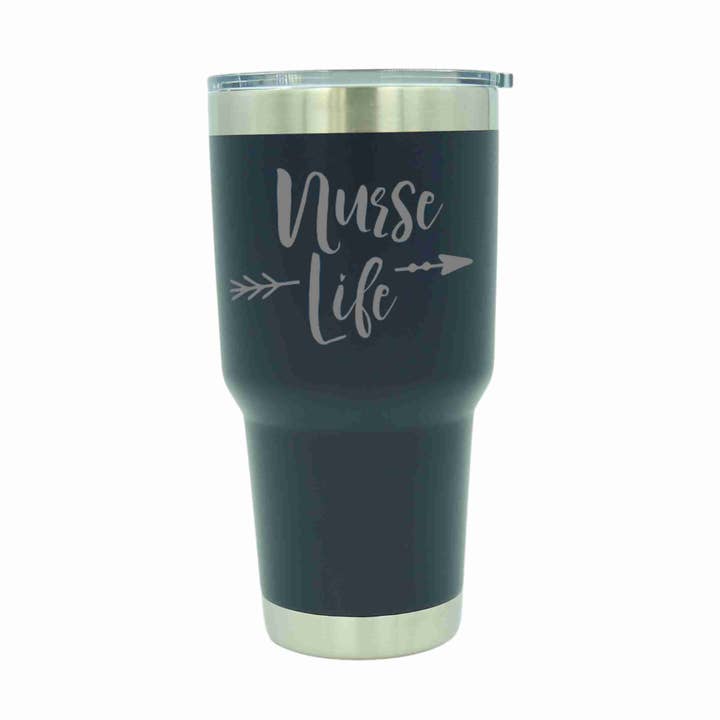 30 Oz. Nurse Life Engraved Tumbler - Nurse Gift for wholesale by Driftless Studios